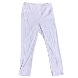 Joe Fresh Active Women's Capri Leggings High Rise cropped pants Lilac Purple XS